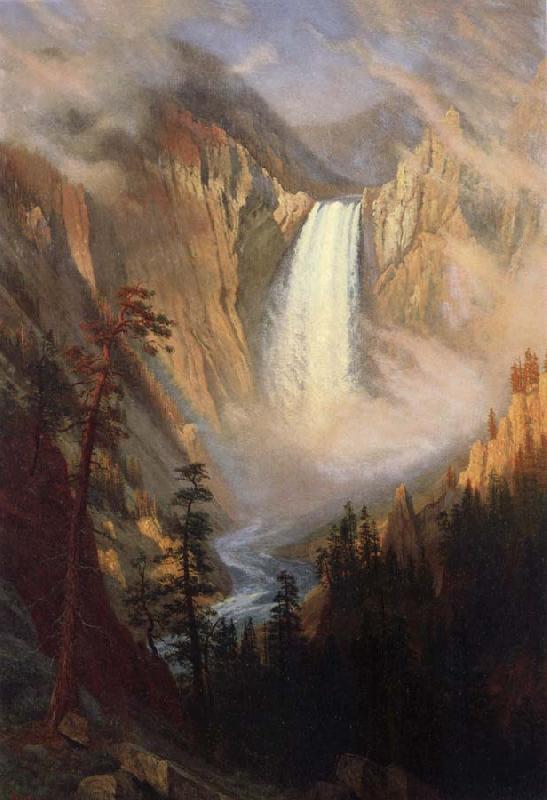Albert Bierstadt Yellowstone Falls oil painting image